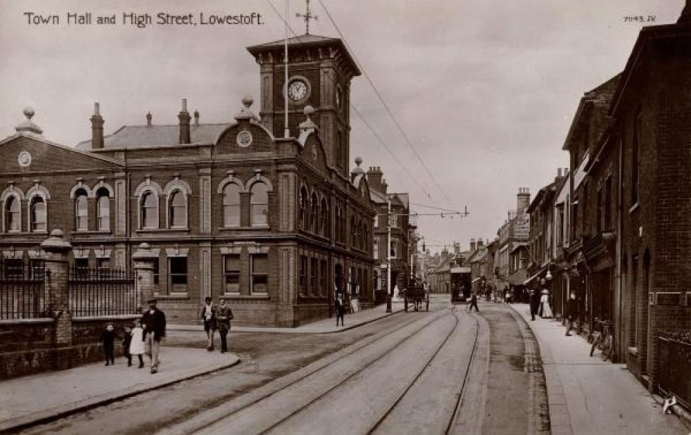 Lowestoft Town Hall in 1905