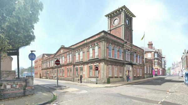 Exterior image of the regenerated Town Hall
