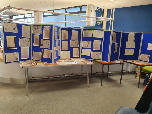 1. Entries on display at Lowestoft Library