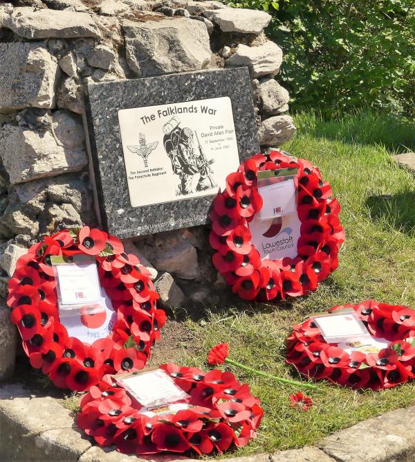 David Parr Falklands War Memorial Lowestoft 2022 70 2