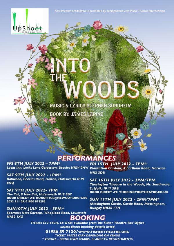 Into The Woods poster UpShoot Theatre all venues