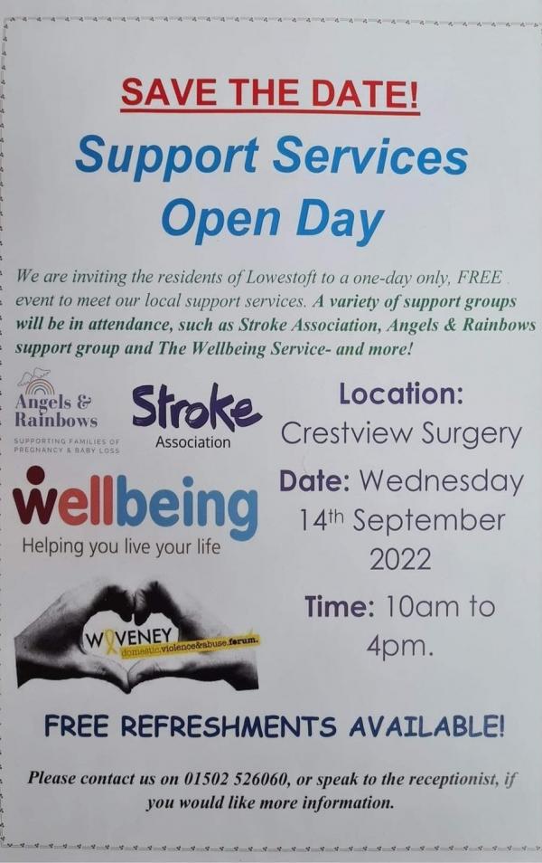 Support Services Open Day